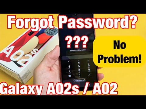 Galaxy A02s / A02: Forgot Password? Can&rsquo;t Factory Reset? WATCH THIS!