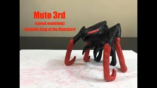 Muto 3Rd Speed Modeling Godzilla King Of The Monsters Stop Motion Clay Puppet