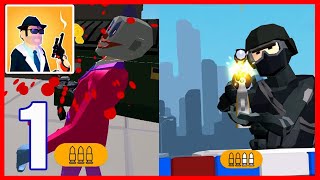 Hyper Sniper 3D - Gameplay Walkthrough Part 1 - All Levels 1-30 (Android,iOS) screenshot 2