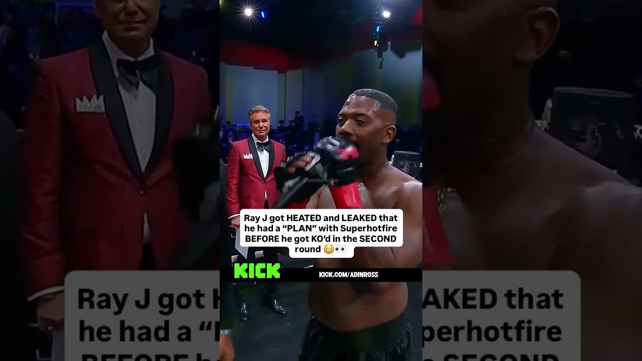 Ray J CRASHED OUT and LEAKED that he had a "plan" with Superhotfire before he got KO'd #rayj