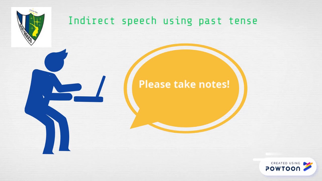 Indirect speech backshift in tense and time L5 - YouTube