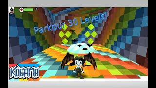 Parkour 30 levels KoGaMa