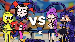 Poppy Playtime Chapter 5 Battles #9 (Player, Pomni, Rumi, Lily Lovebraids)