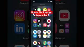Snapchat Camera Fix!! #shorts #snapchat #help #technews #iphone #iphone #trending #mrbeast #knicks