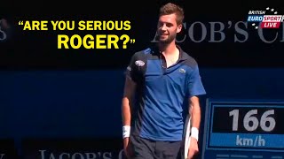 When Even Federer´s Opponent Cant Believe his Shots! (Crazy Performance)