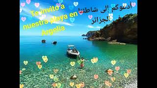Te invito a nuestra playa en Argelia