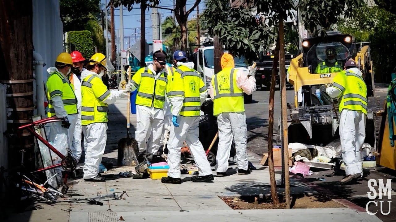 HOMELESS ENCAMPMENT CLEAN-UP IN VENICE  09.16.2021