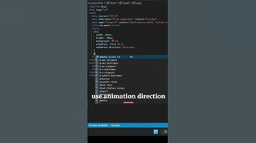 How to use  animation- direction Property in CSS #shorts #css #animation #coding