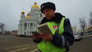 ДПС САРАНСК, БЕСТОЛКОВЫЙ  ИНСПЕКТОР САБУРОВ с НАПАРНИКОМ 13-0021