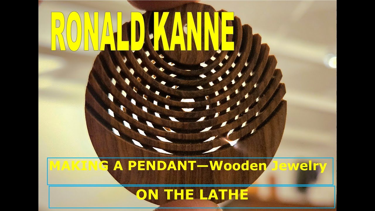MAKING A PENDANT - WOODEN JEWELERY