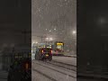 The snow and the train in same motion#hiroshima #travel #japan #snow #best moment