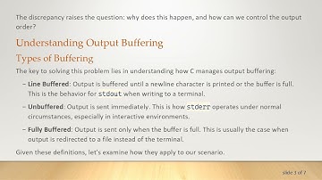 Understanding stdout vs stderr: Why Is Your Program
