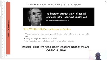 Introduction to Transfer Pricing