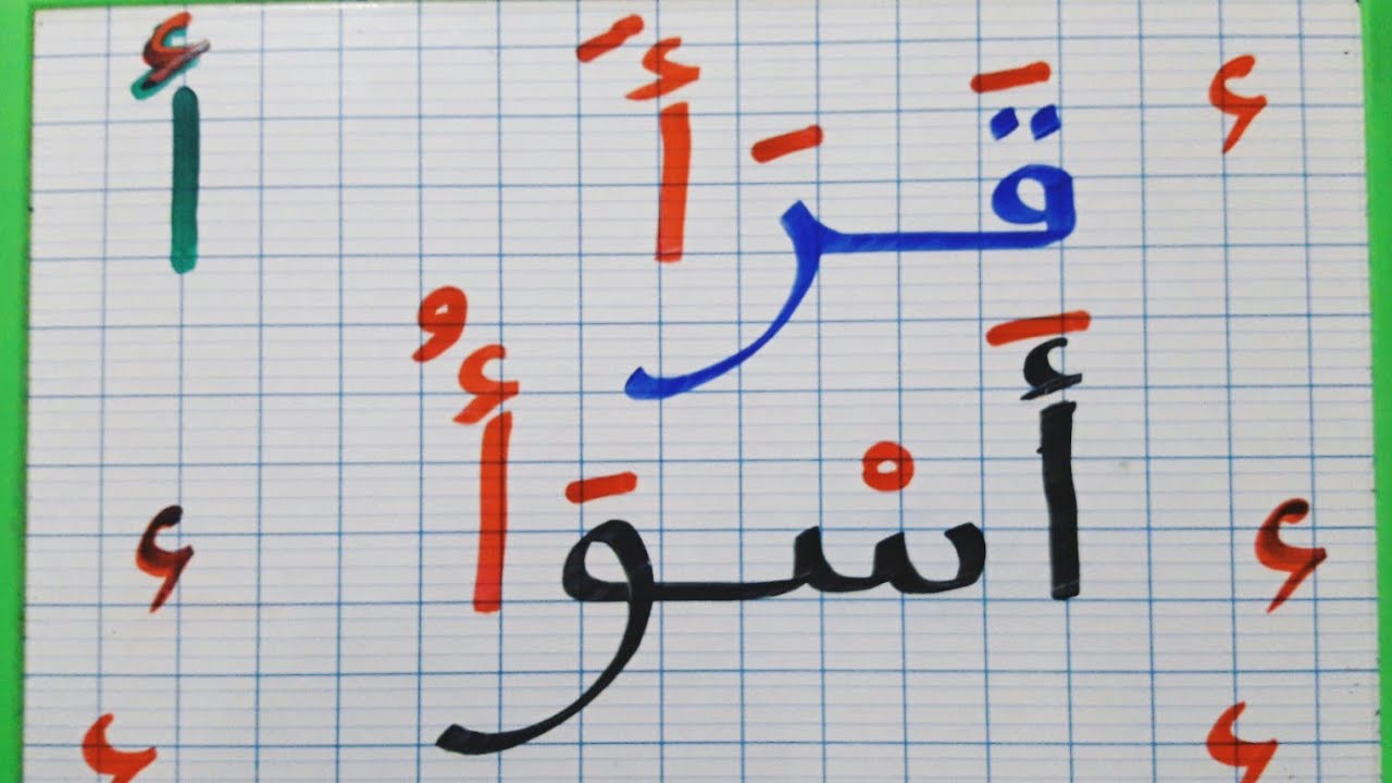 الدرس 26: درس الهمزة المتطرفة. متى تكتب على الألف.👍🕭