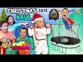 CHRISTMAS HAUL 2015 w SNOW!!! Surprises!! FV Family X-Mas Holiday Vlog