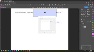 How to add popup text box in Adobe