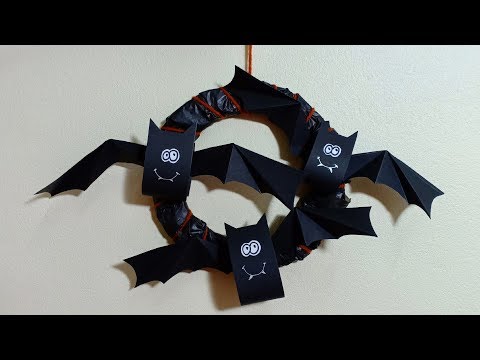 Làm Những Chú Dơi Bằng Giấy Đơn Giản Mà Rất Đẹp | Halloween DIY With Paper | Foci