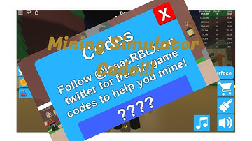 Roblox | Mining Simulator | Code |