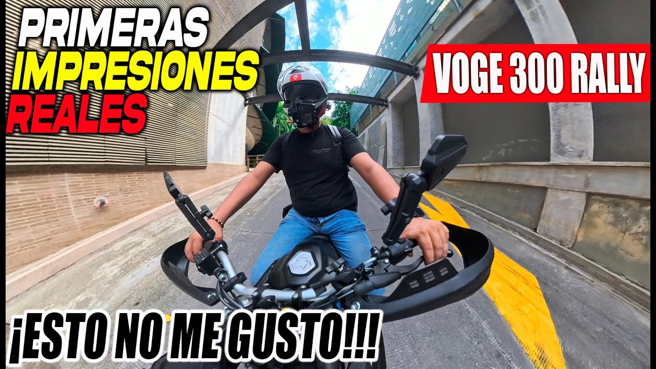 ¿Vale la pena la VOGE 300 RALLY? 💥Primeras impresiones HONESTAS🤔