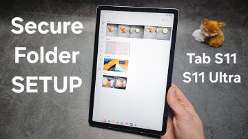 How to SETUP & Use - Secure Folder on Samsung Galaxy Tab S11 / S11 Ultra 