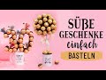 3 süße Geschenkideen zum Geburtstag basteln  💕 ideal für deine beste Freundin oder Naschkatzen