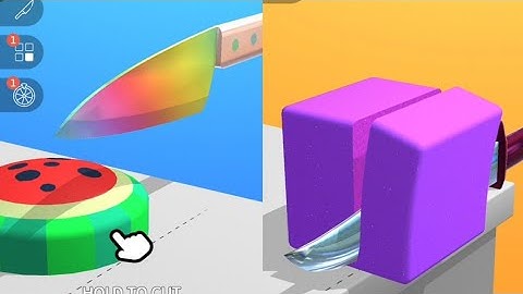 Very Satisfying and Relaxing ASMR Slicing Game - Part #1