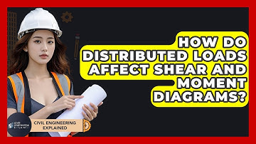 How Do Distributed Loads Affect Shear And Moment Diagrams? - Civil Engineering Explained