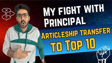 How to take transfer in Articleship first year second year or third year? How I took transfer?