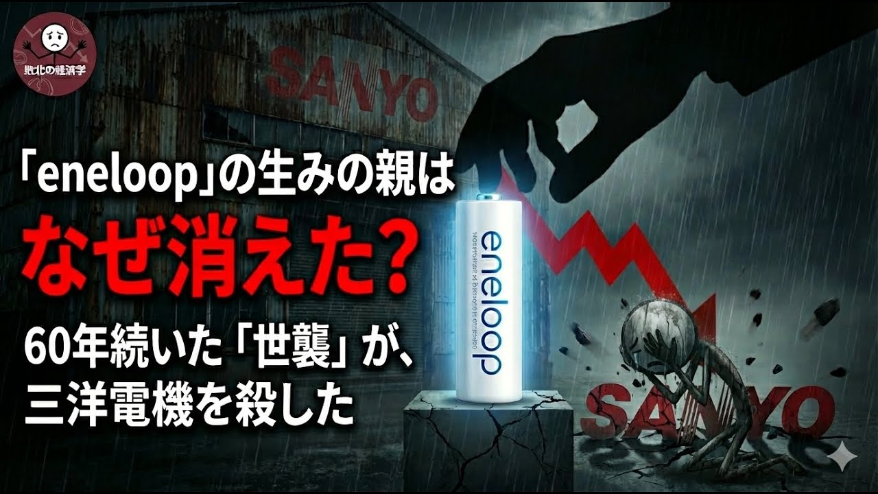 「eneloop」の生みの親はなぜ消えた？60年続いた「世襲」が、三洋電機を殺した