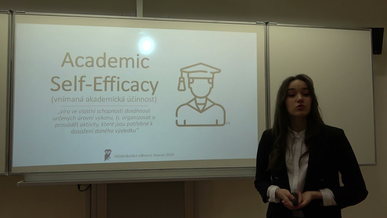 SOČ;14; Eliška Hlaváčková; Rozdíly vnímané akademické účinnosti u studentů  2. a 3. ročníků gymnázia