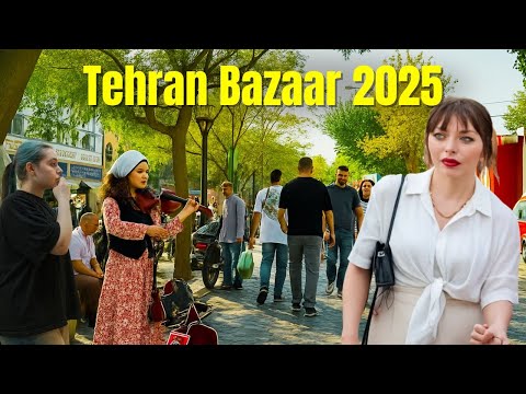 بازار بزرگ تهران 2025 تور پیاده روی و زندگی روزمره در بزرگترین بازار ایران ایرانی