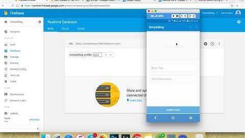 20 Android Studio Tutorial   Firebase App   Simple Blog App   Part 5