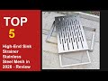 Top 5 Best High-End Sink Strainer Stainless Steel Mesh in 2026 - Review