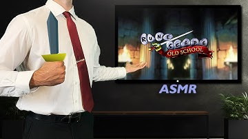 ASMR Old School RuneScape Beginners Course (College Class) ⚔️ | ASMR Classroom Roleplay