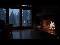 LIVE Rainstorm &amp; Crackling Fire Ambience — Deep Sleep &amp; Stress Relief