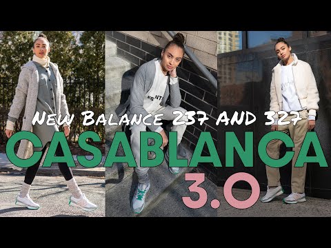 NEW BALANCE X CASABLANCA 327 and 237 ON FOOT REVIEW and Styling Haul: ANOTHER STRONG COLLABORATION!