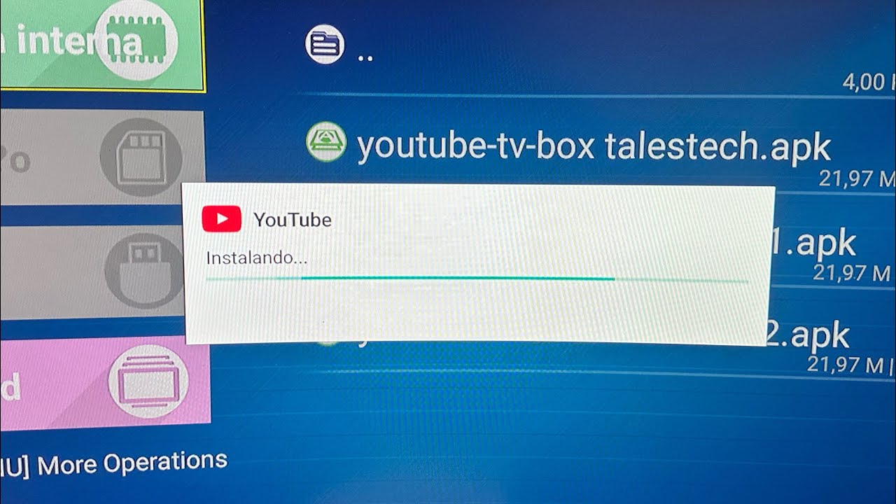 YouTube PAROU? Como instalar YouTube em qualquer TVBOX