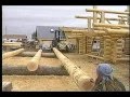Foundation, sill log layout, floor joist - How to build a Log house
