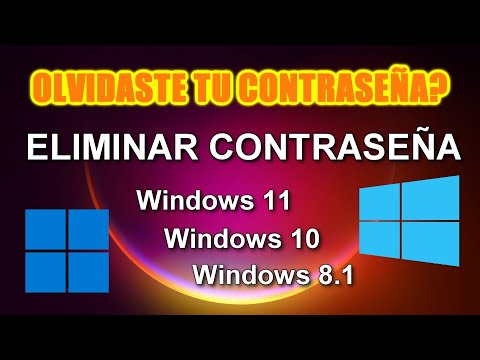 ✨ Como QUITAR, ELIMINAR olvidado CONTRASEÑA de WINDOWS 11,10, 8.1 SIN PROGRAMAS en 2022 ?