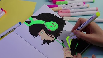 New Release! Arrtx 60-color Acrylic Marker | 60A Regular Color Set