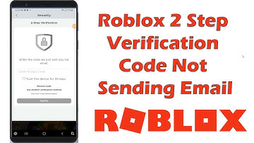 Fix Roblox 2 Step Verification Code Not Sending Email
