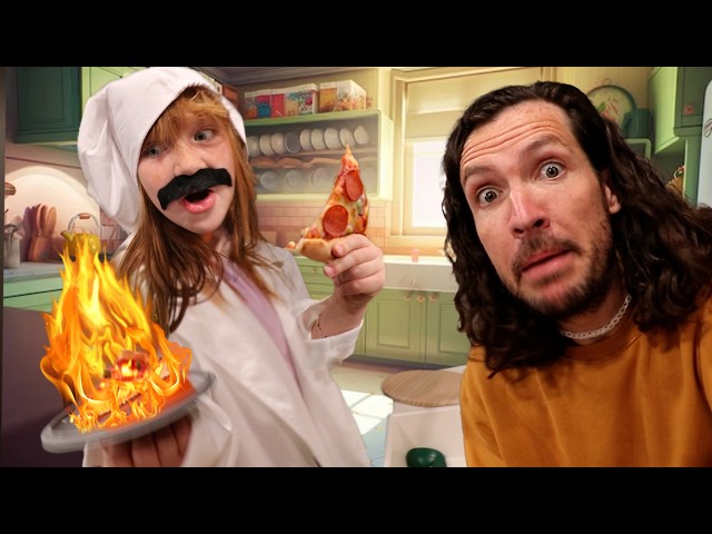 CRAZY CHEF cooking on ADLEY TV!! shows like Hair Salon and Cat Detective made with real A for Adleys class=