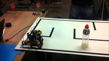 UOIT ENGR3390 (Mechatronics) - Design of a Bottle Grabbing & Maze Solving Robot