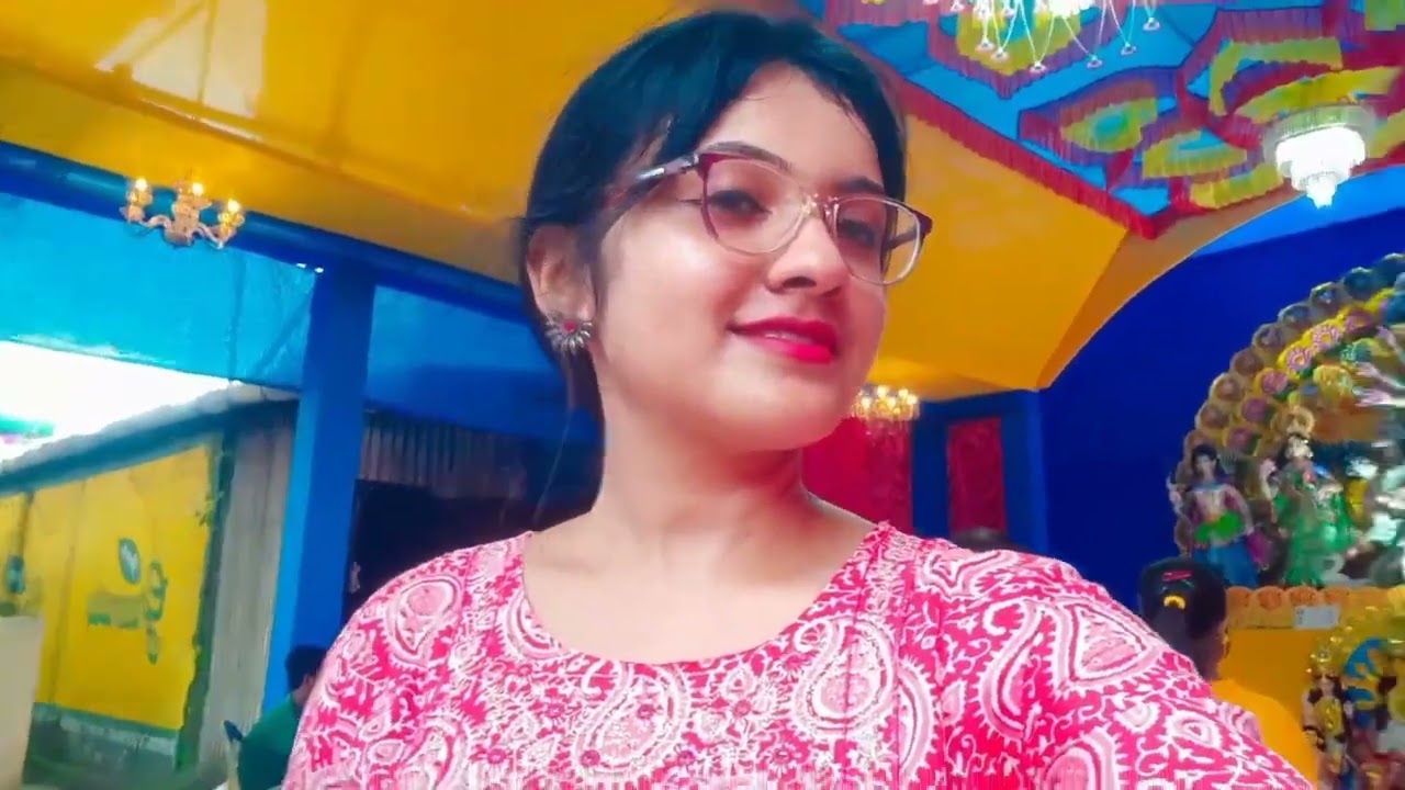 Let's explore Kachrapara Durga puja❤️🌼