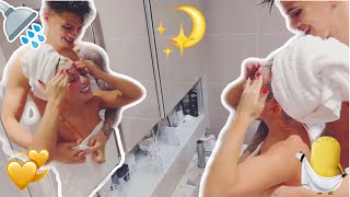 COUPLE GOALS NIGHTTIME ROUTINE (QUARANTINE WEEK 2)