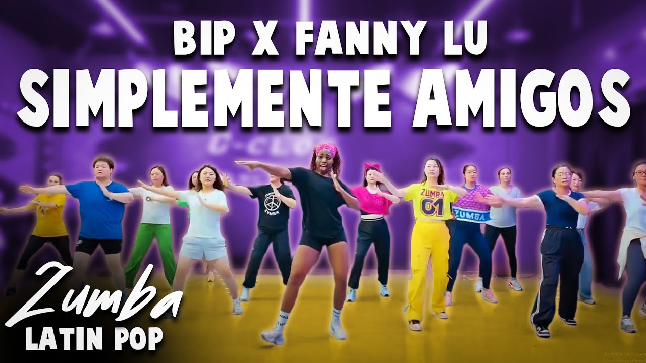 Simplemente Amigos | BIP x Fanny Lu | ZUMBA FITNESS | ZUMBA BEGINNER | Choreo