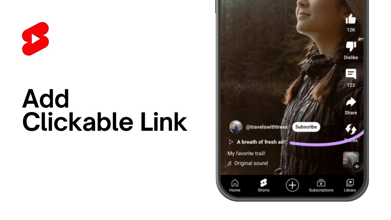 How To Add Clickable Link In YouTube Shorts in 2024 (EASY!) - YouTube
