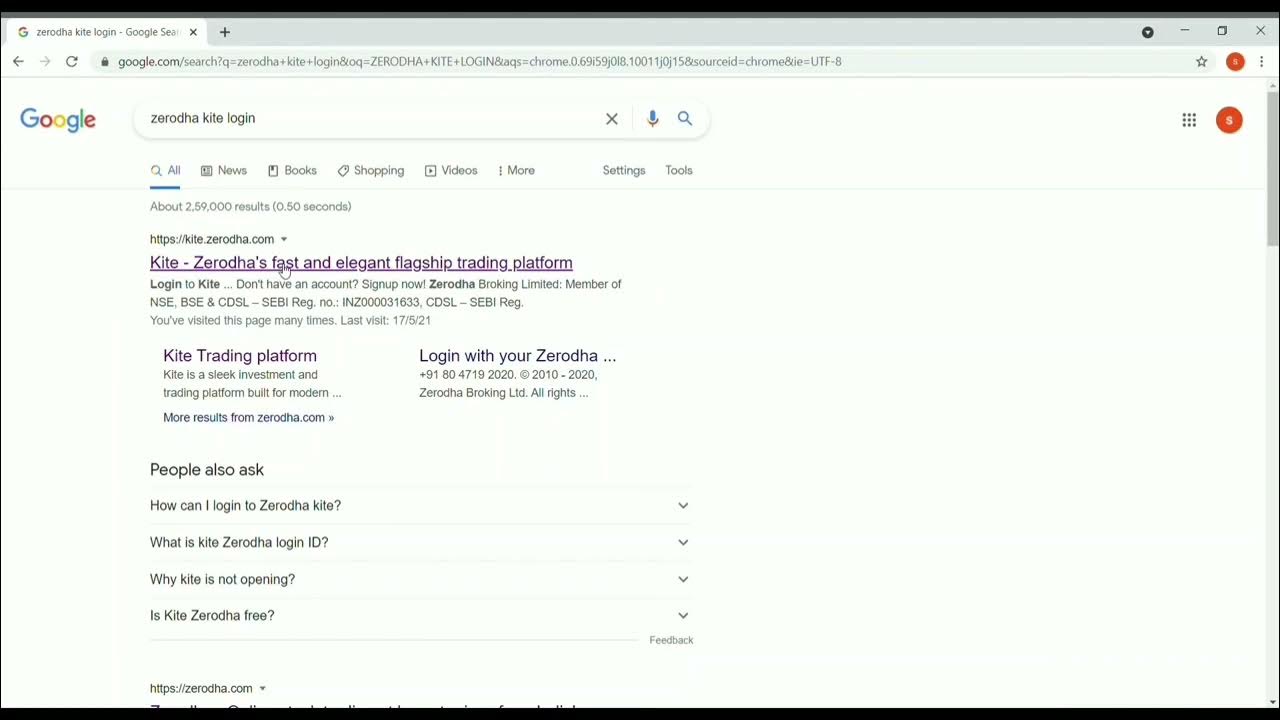 How to Login Zerodha Kite on Laptop/Desktop YouTube