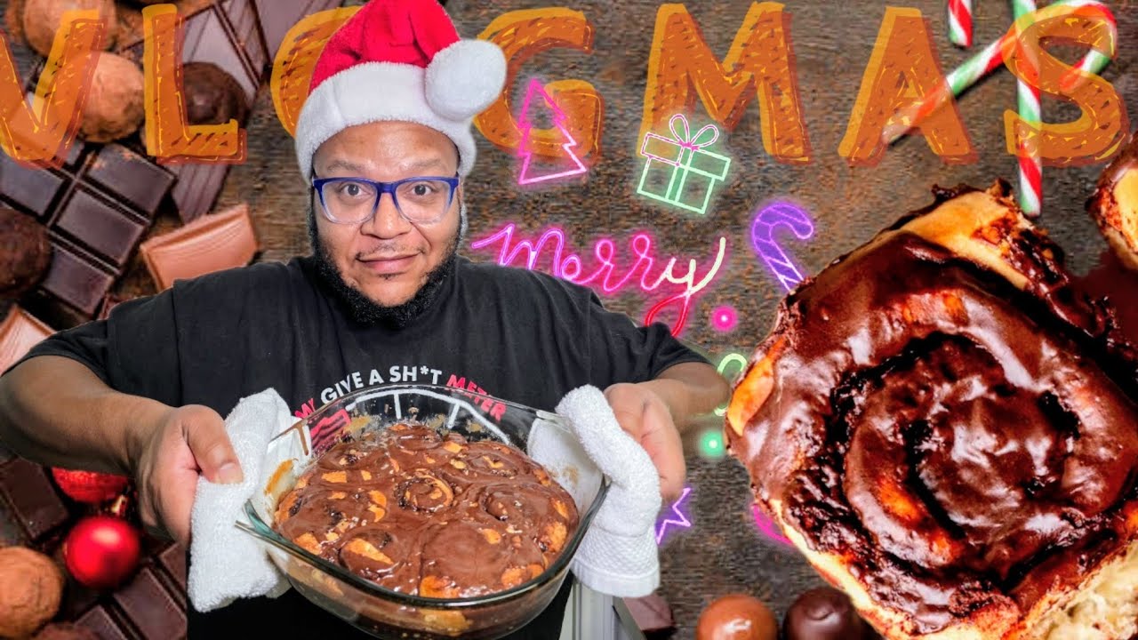 Карамельно-шоколадные булочки с корицей для Санты | VLOGMAS, День 24