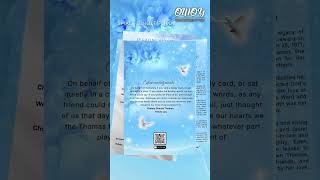 Chelsly Shante Thomas Funeral Program Design - Small Single Fold